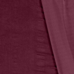 Cordstoff Samt Jersey Pflaume Große Rippen 4,5 mm | Wolf Stoffe