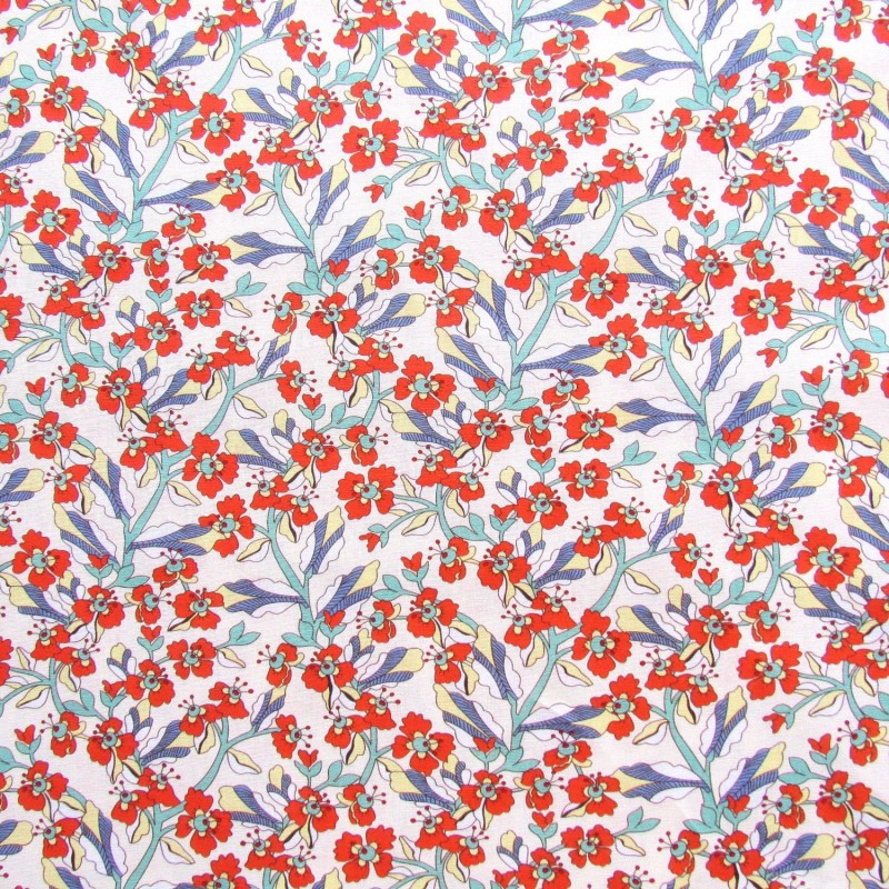 Liberty-Baumwoll-Stoff Wiesenblumen Boho | Wolf Stoffe