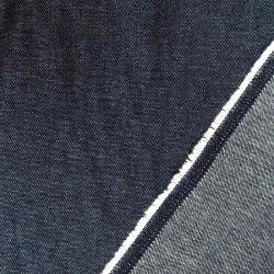 Leichter Jeansstoff Dunkelblau Baumwolle | Wolf Stoffe