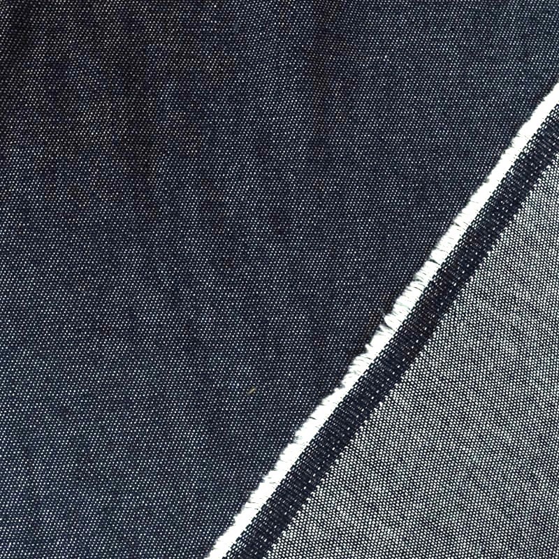 Leichter Jeansstoff Dunkelblau Baumwolle | Wolf Stoffe