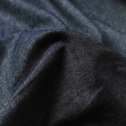 Leichter Jeansstoff Dunkelblau Baumwolle | Wolf Stoffe
