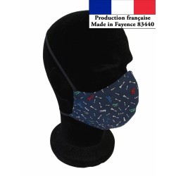 Maskenschutzschachspie Wiederverwendbar Modedesig AFNO | Wolf Stoffe