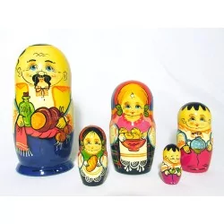Russische Puppe Familie von...