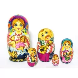 Russische Puppe die Familie...