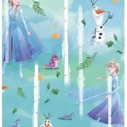 Stoff Die Eiskönigin Frozen 2 Elsa und Olaf | Wolf Stoffe