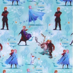 Stoff Die Eiskönigin Frozen Elsa Anna und Kristoff Disney | Wolf Stoffe