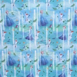 Stoff Die Eiskönigin Frozen 2 Elsa und Olaf