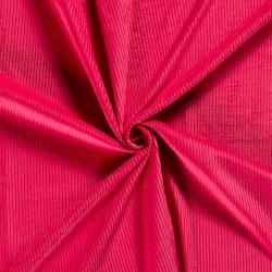 Fuchsia Cordstoff Samt mit breiten Rippen 4,5 mm | Wolf Stoffe