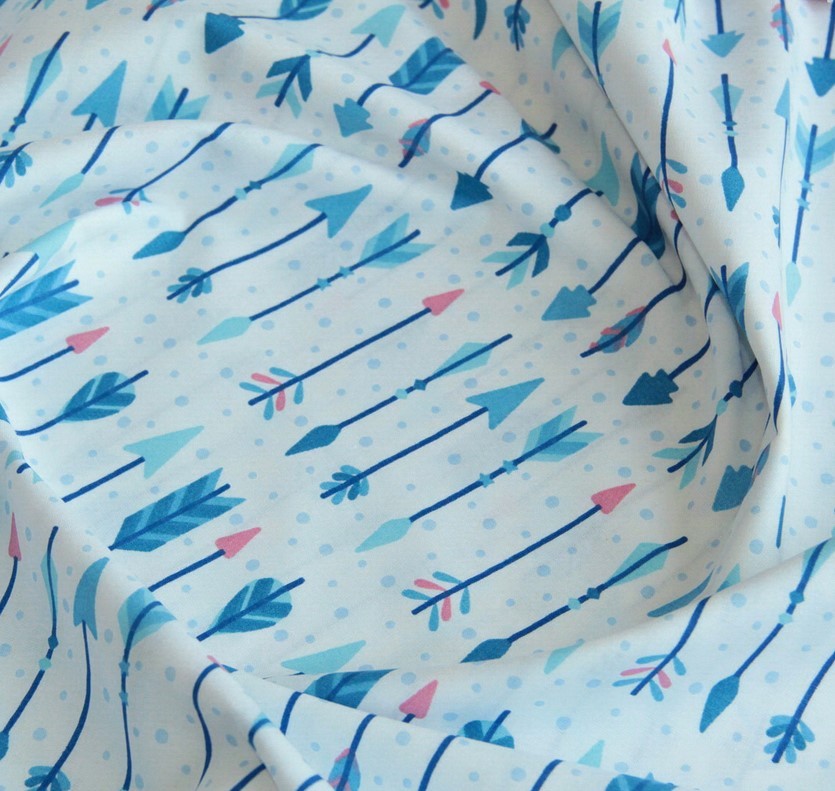 Stoff Blaue Pfeile — 3