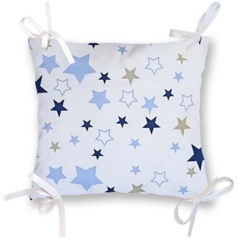 Stoff blaue und graue sterne — 2