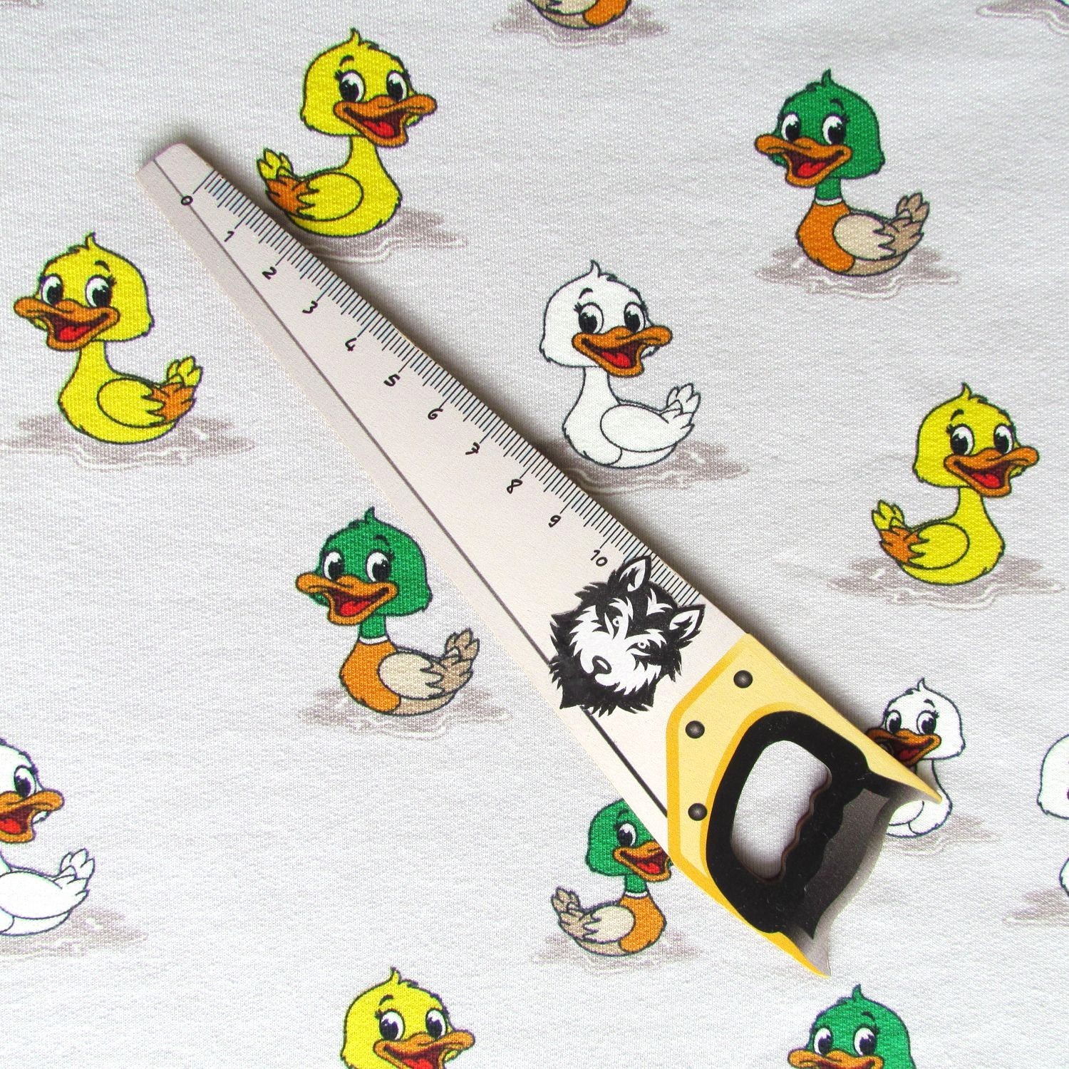 French Terry Stoff Kleine Enten — 2