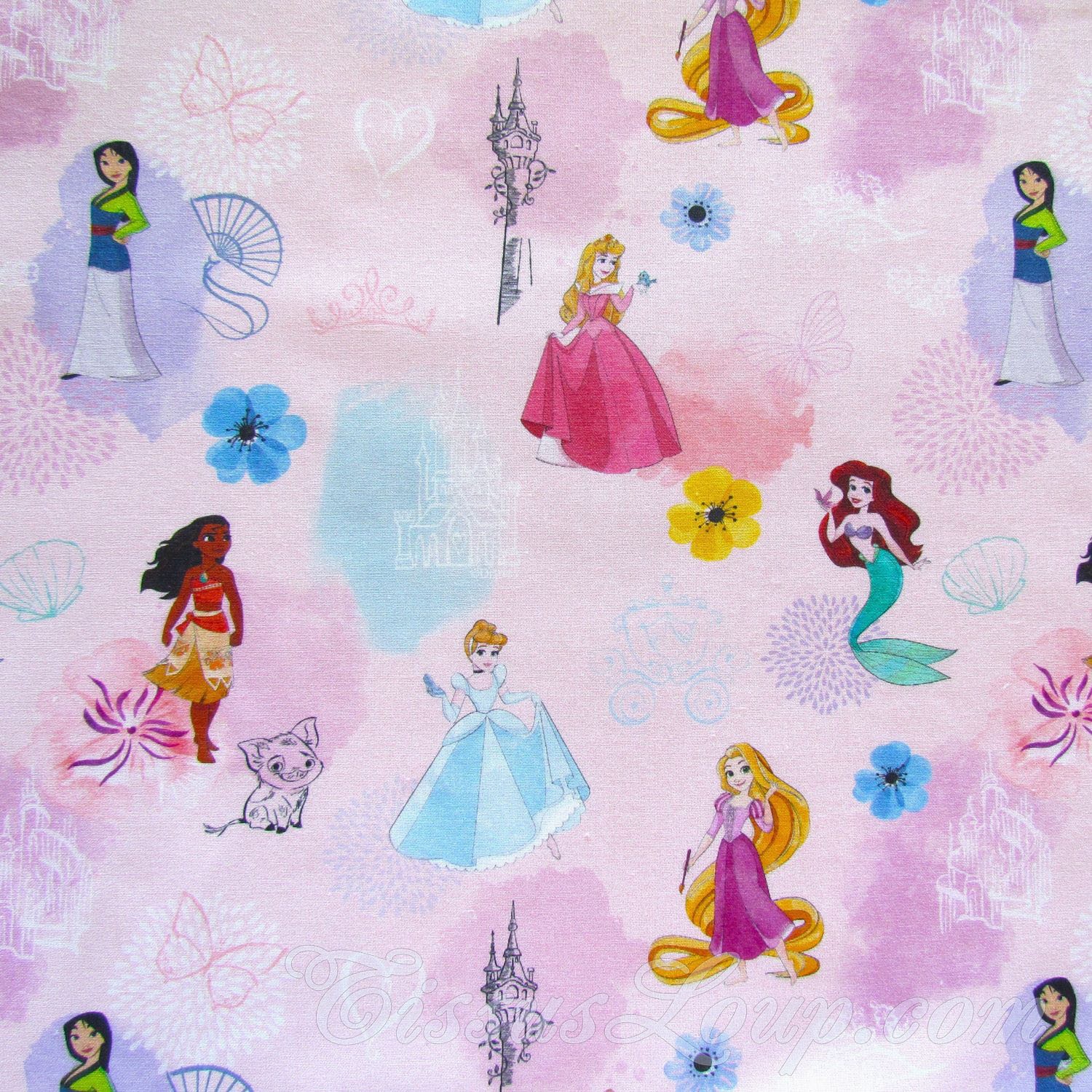 Stoff Disney Prinzessinnen — 1