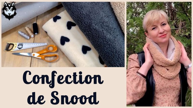 Einen wendbaren Snood nähen