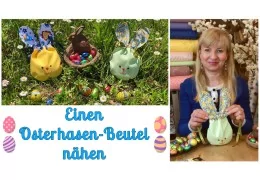 Anleitung zum Nähen eines Osterhasenbeutels