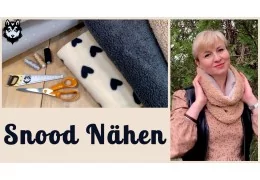 Einen wendbaren Snood nähen